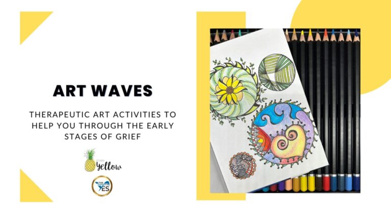 Art Waves—Therapeutic Art Activities to Help You Through the Early Stages of Grief